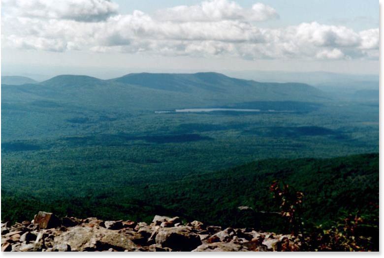 32.0 MM. This is the view south from White Cap Mountain. Here you can see the entire Barren-Chairback Range which you will traverse over the next couple of days southbound. Courtesy askus3@optonline.net